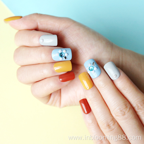 Wholesale 24 Extension Press on Nails For Girls